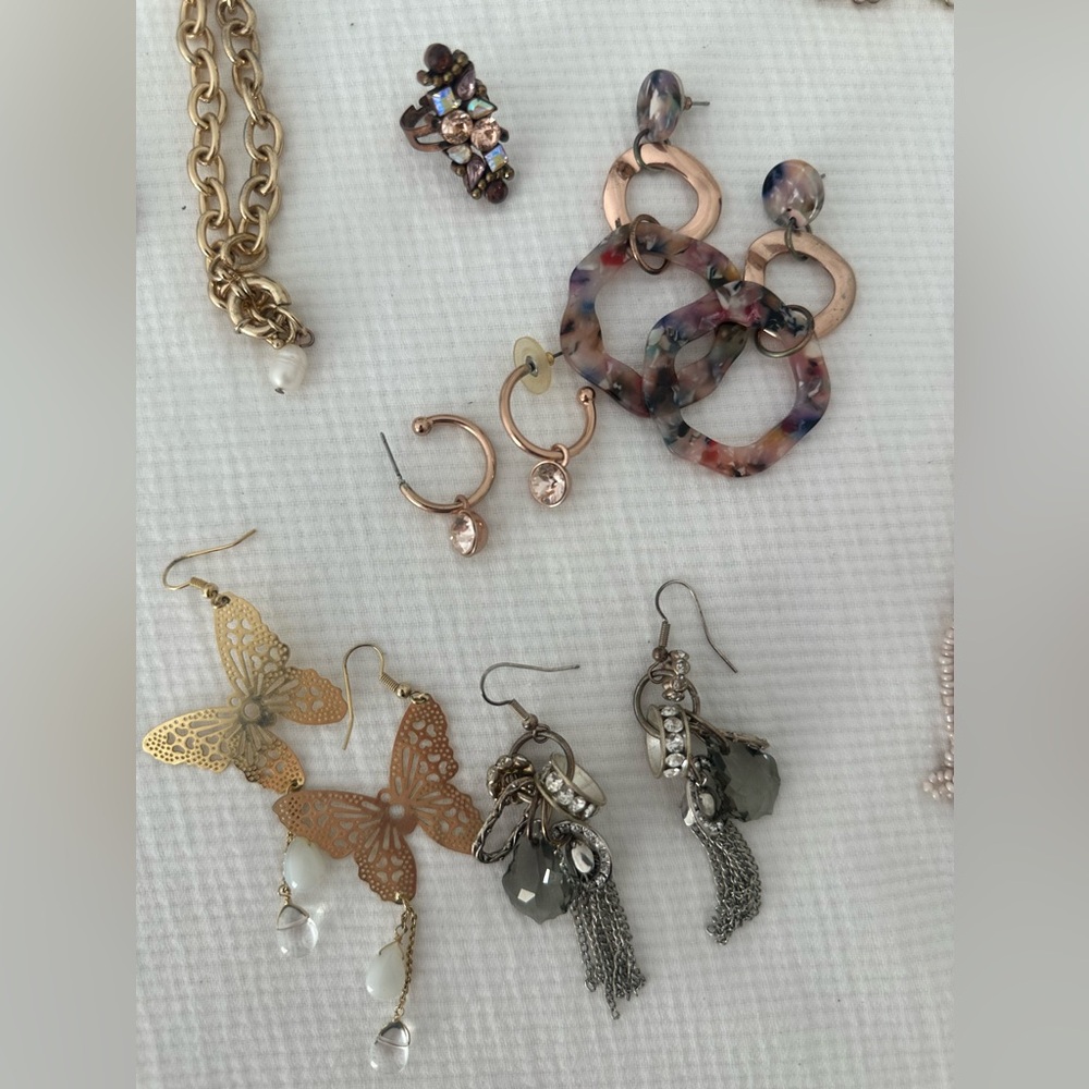 Jewelry Bundle Bracelets Bangles Necklaces Earrin… - image 2